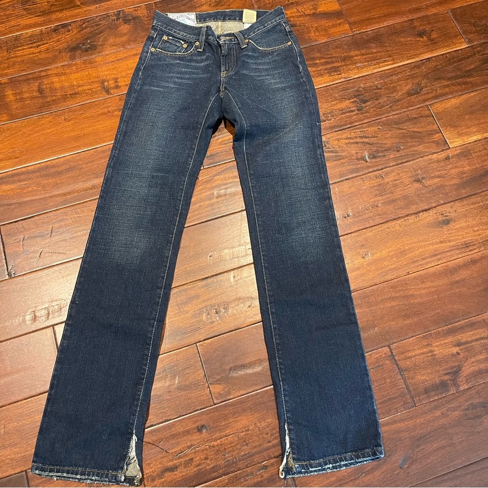 John B Stetson straight leg jeans 0 Long